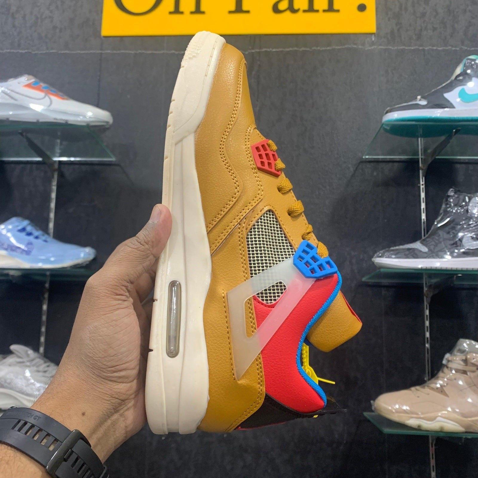 Premium AJ4 Mustard Red