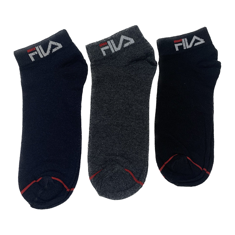 F-I-L-A Stripe Ankle Socks Pack of 3