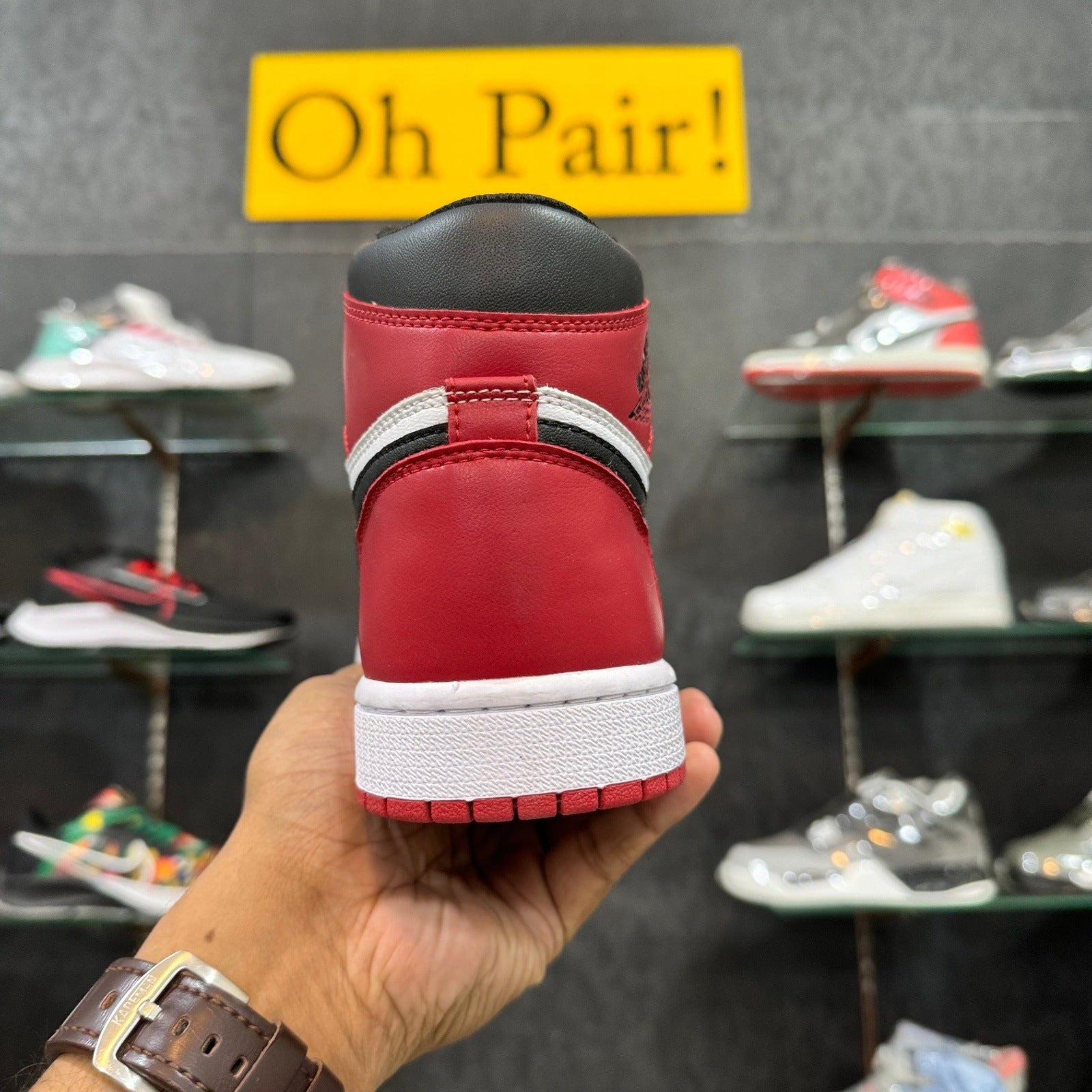 AJ 1 Retro Black Toe High Dot Perfect