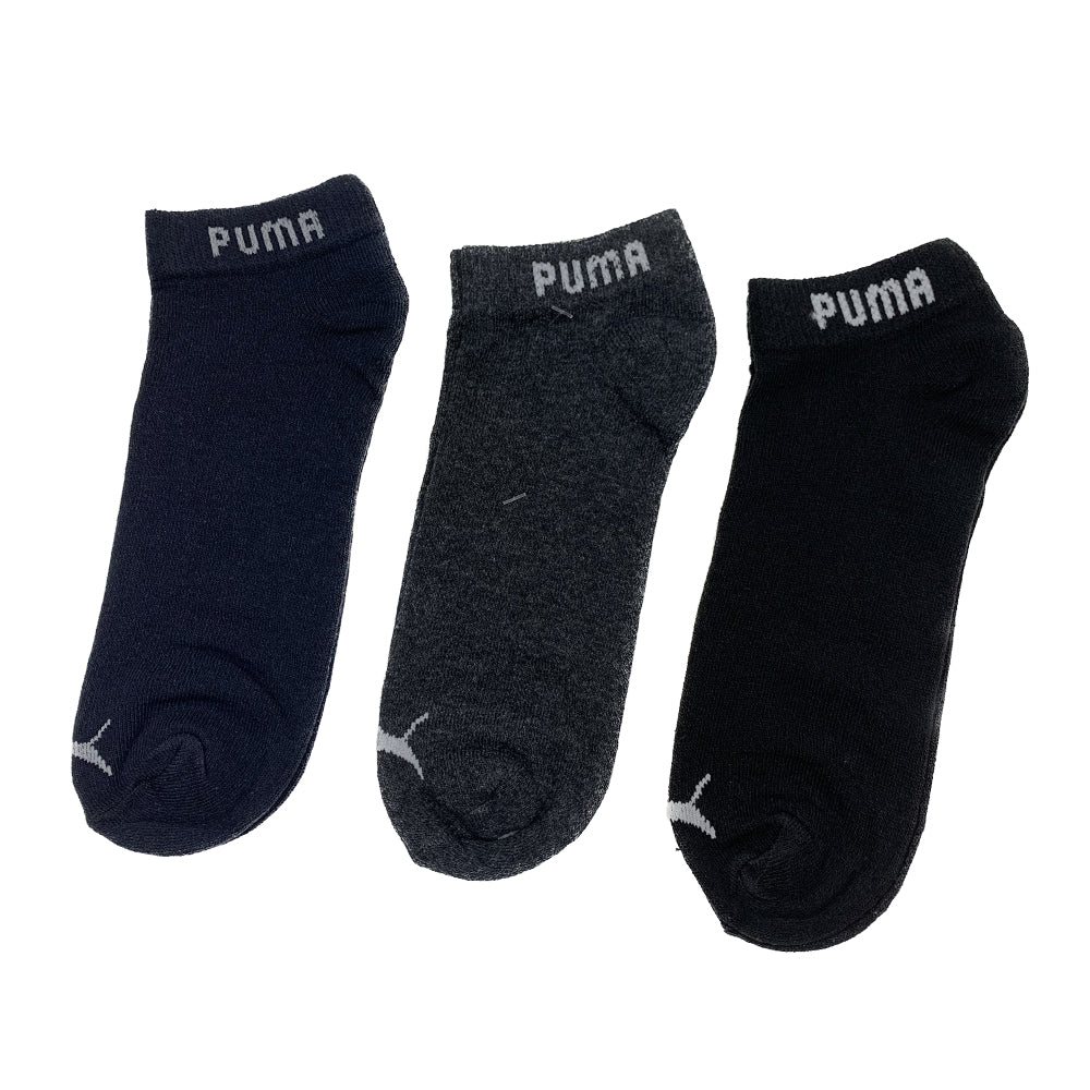 P-U-M-A Logo Ankle Socks Pack of 3