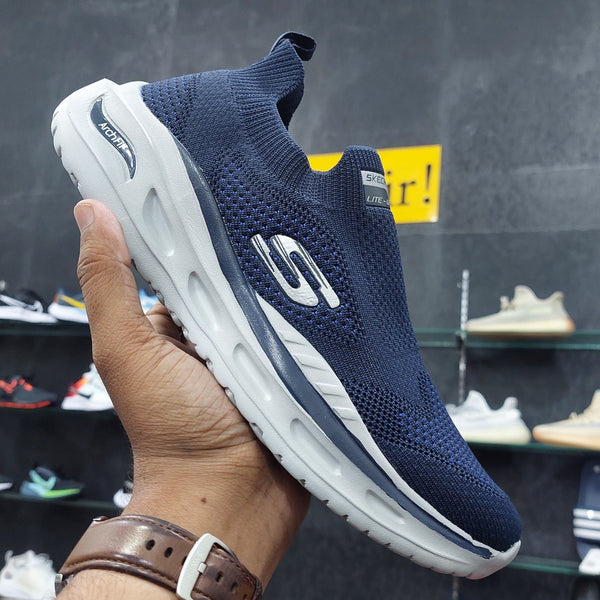 Sketcher New Influence Archfit Navy
