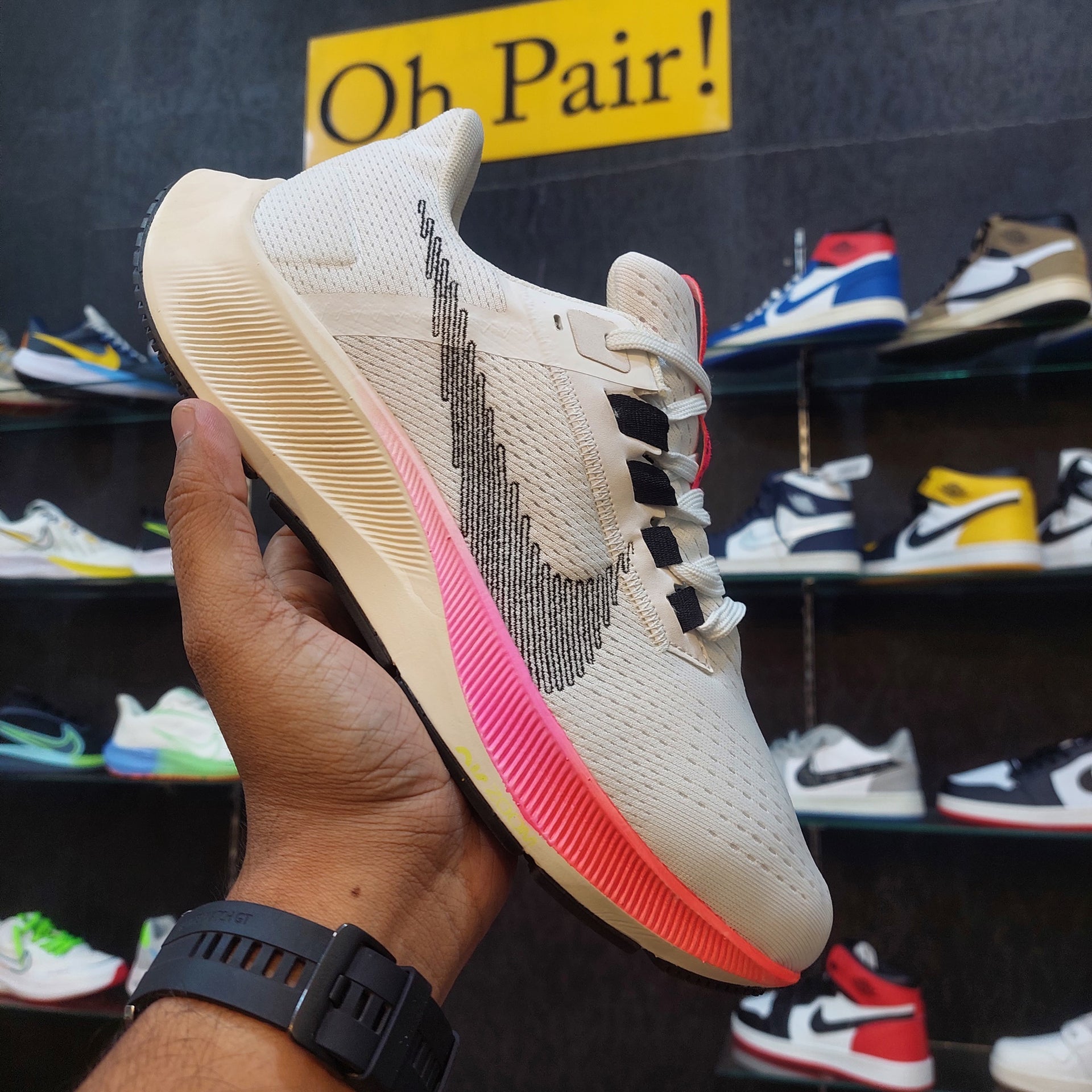 Nk Air Zoom Pegasus 38 White Pink Red