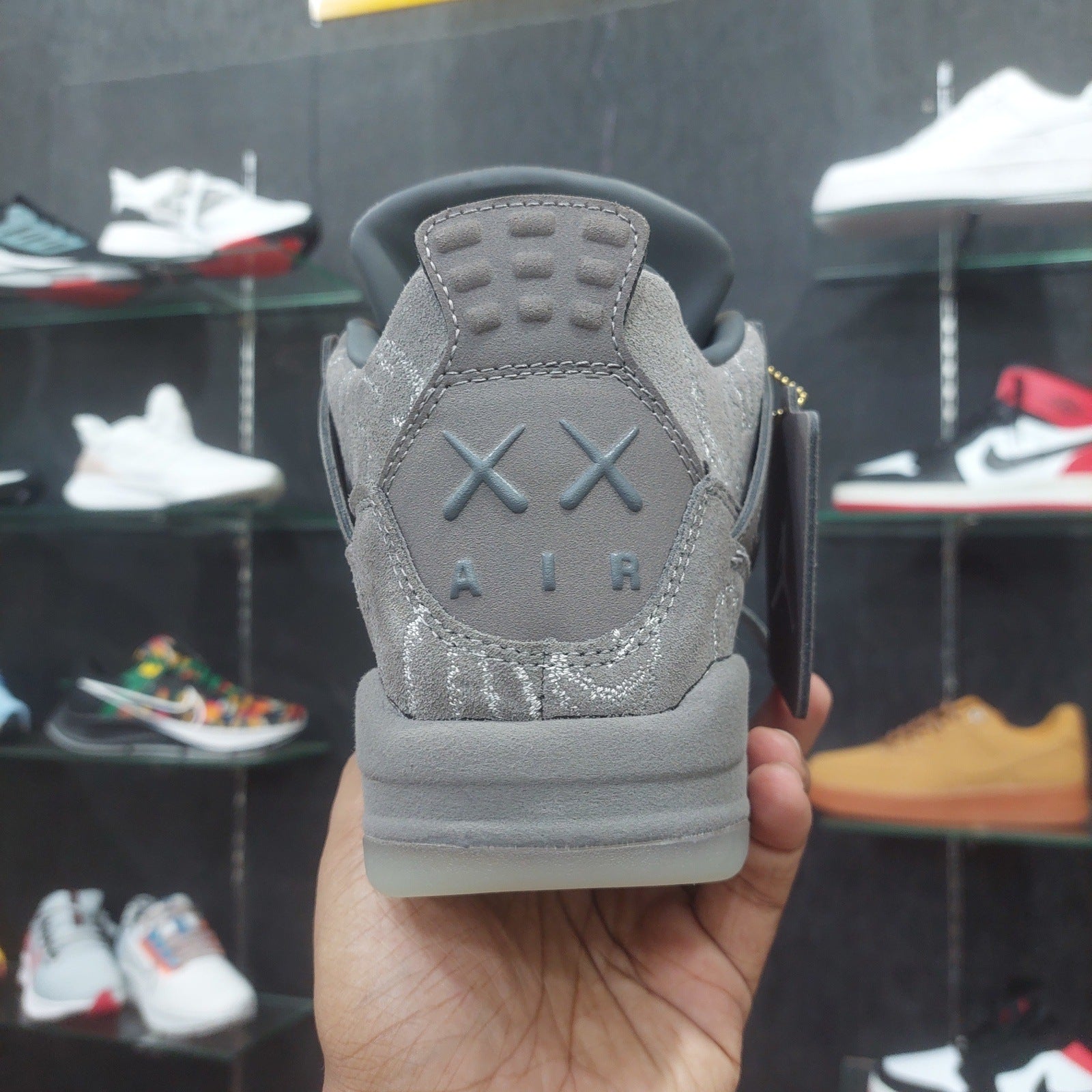 AJ4 Retro Cool Grey X KAWS