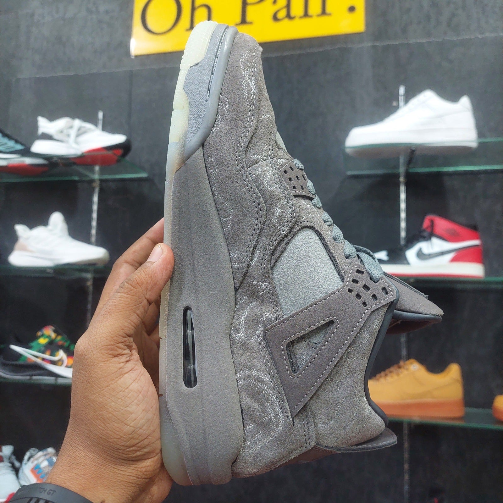AJ4 Retro Cool Grey X KAWS