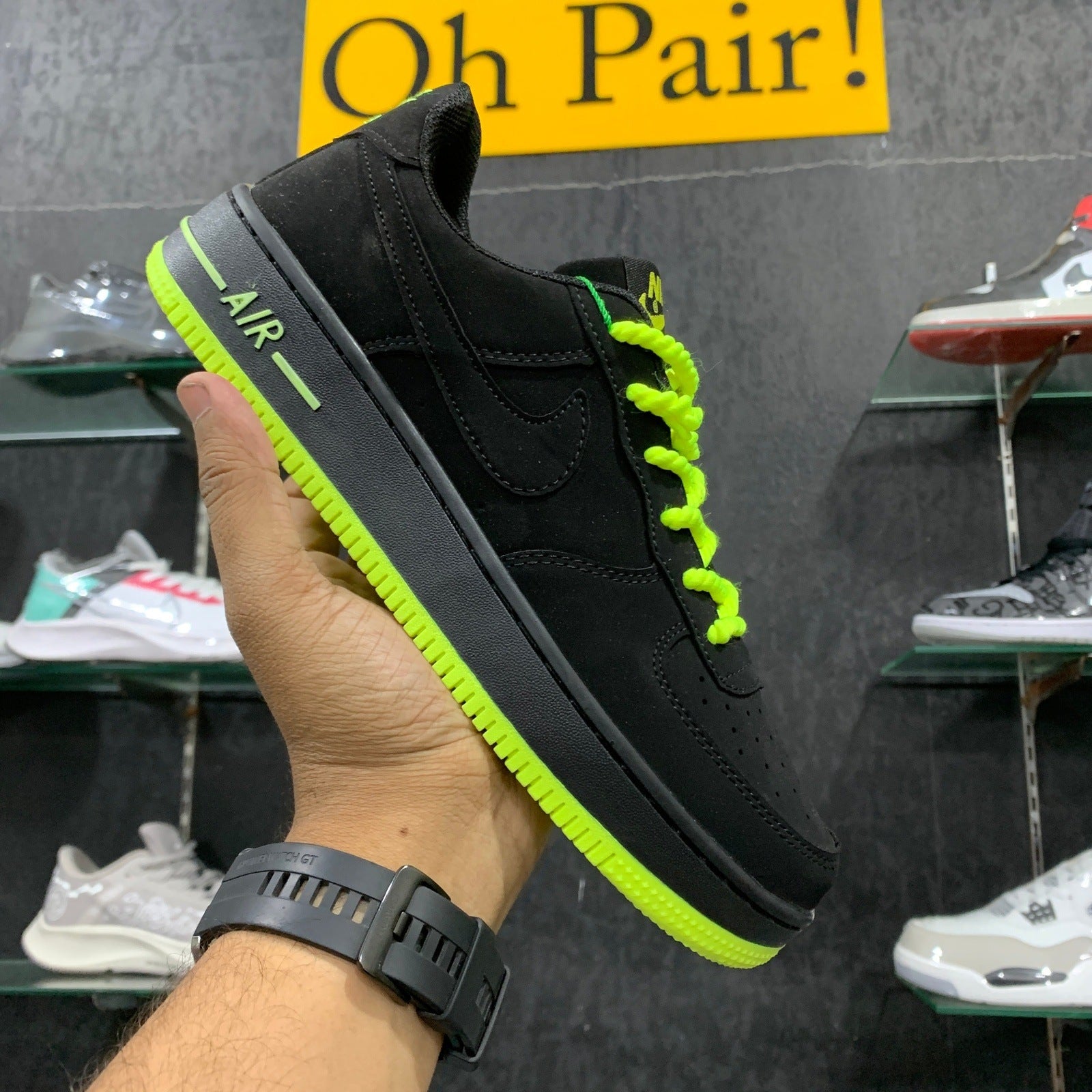 AF 1 Rope Laces Neon