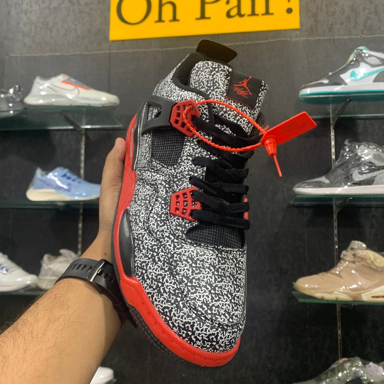 Premium AJ4 Gray Red