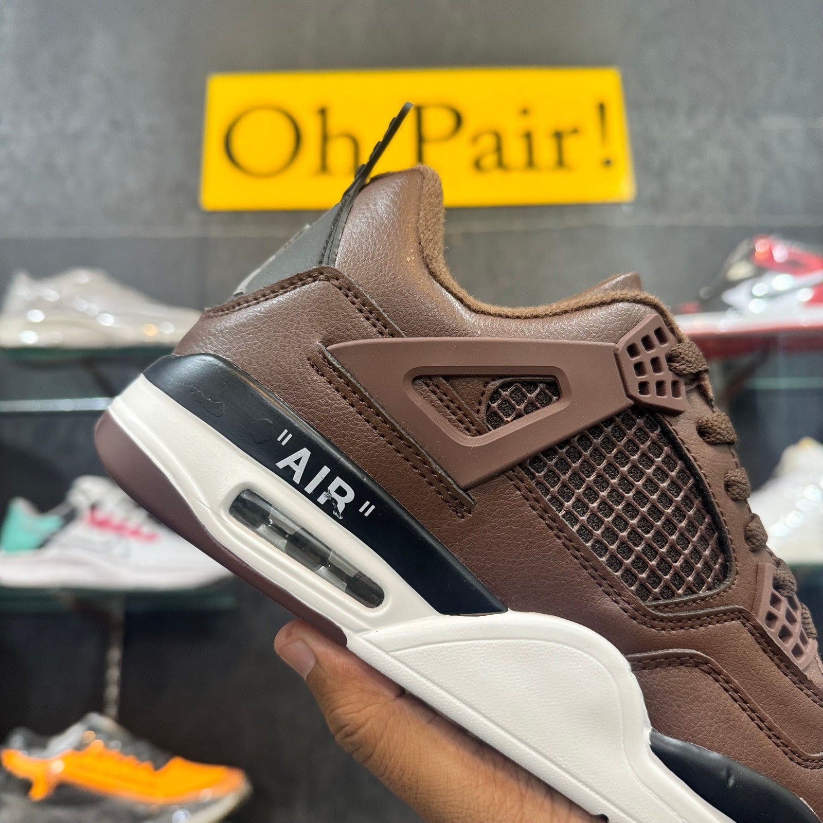 Copy AJ 4 dark brown