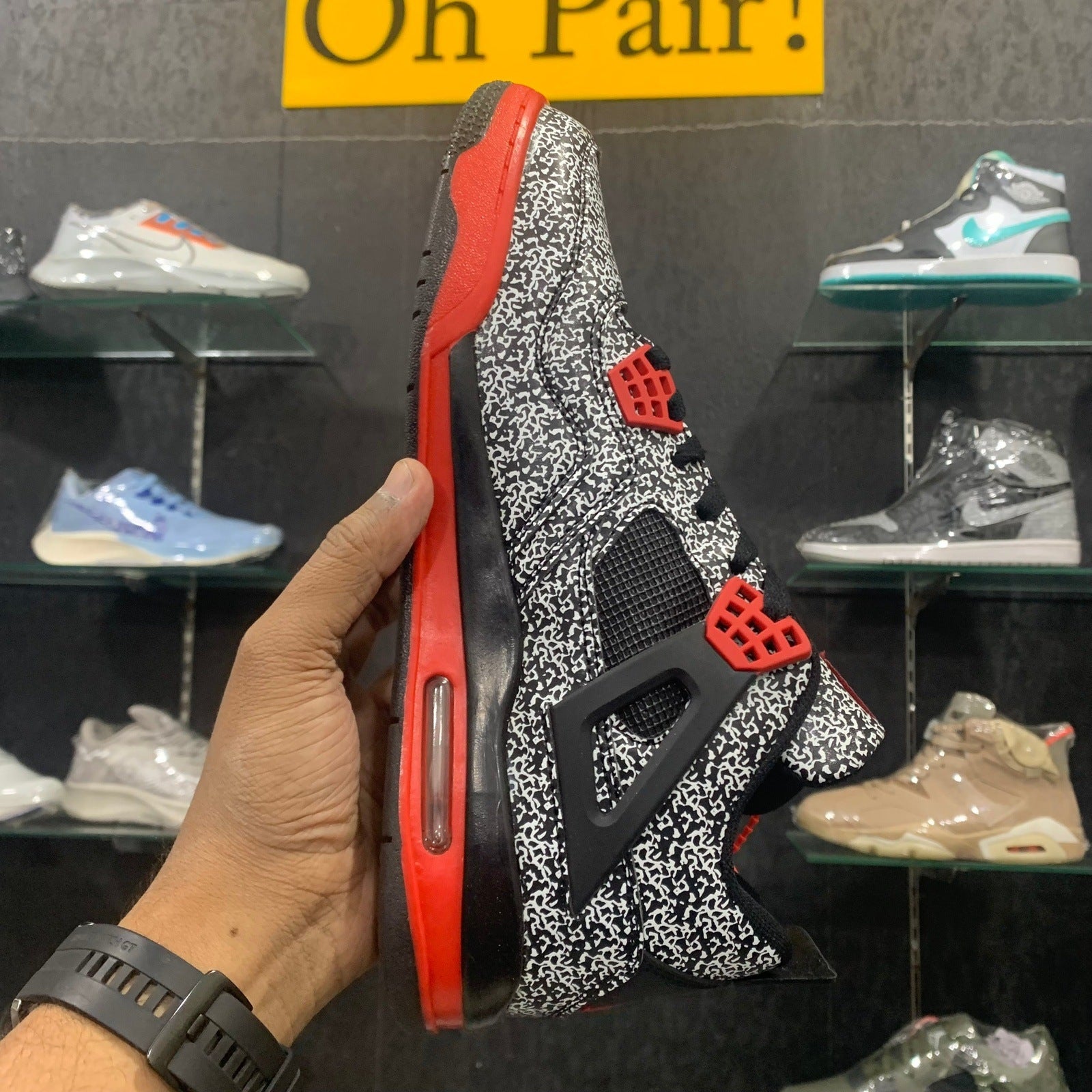 Premium AJ4 Gray Red