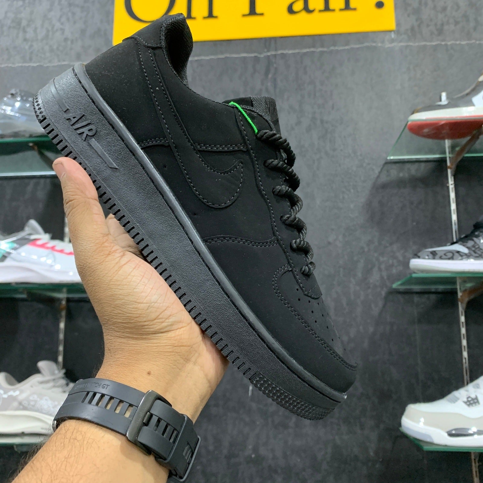 AF 1 Rope Laces All Black