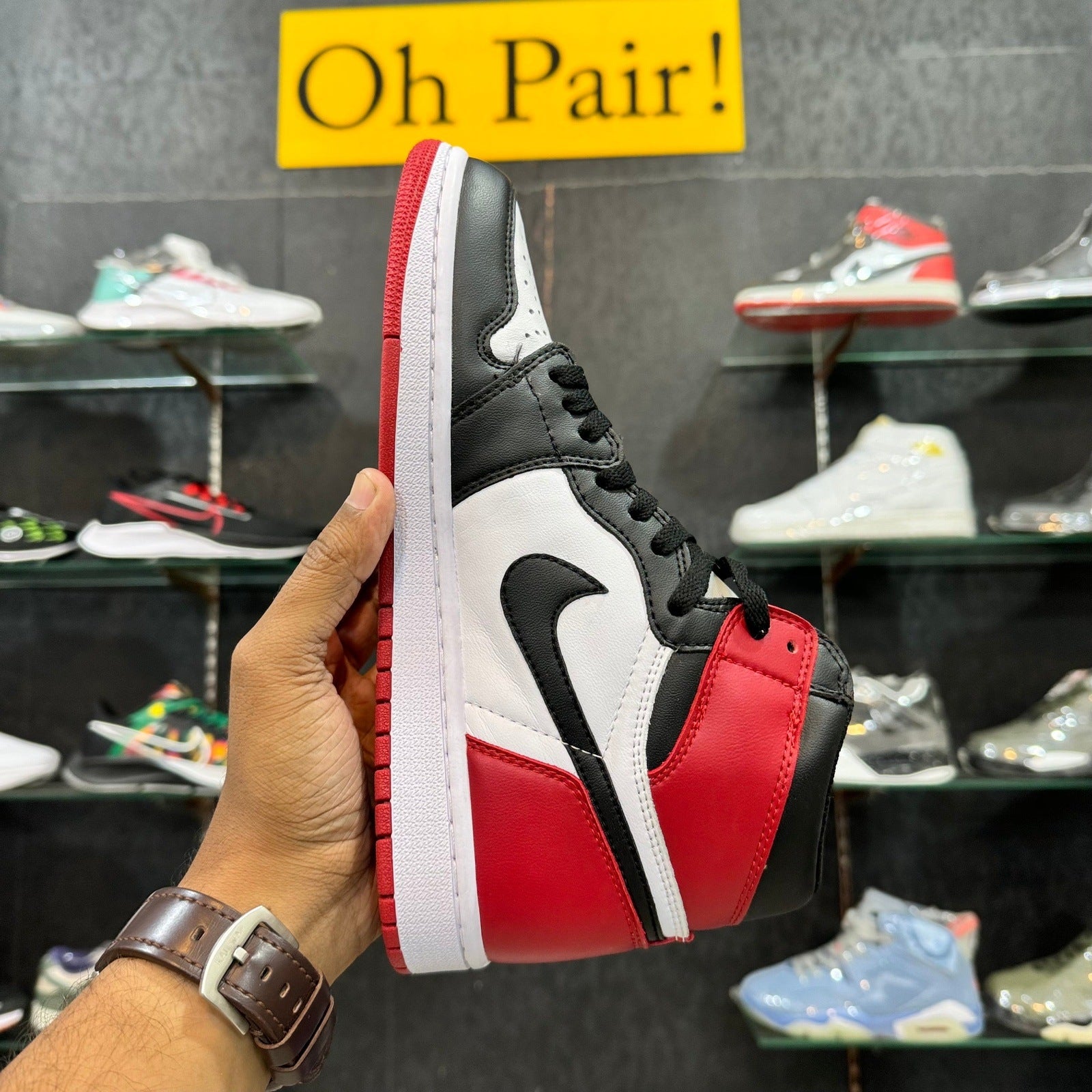 AJ 1 Retro Black Toe High Dot Perfect