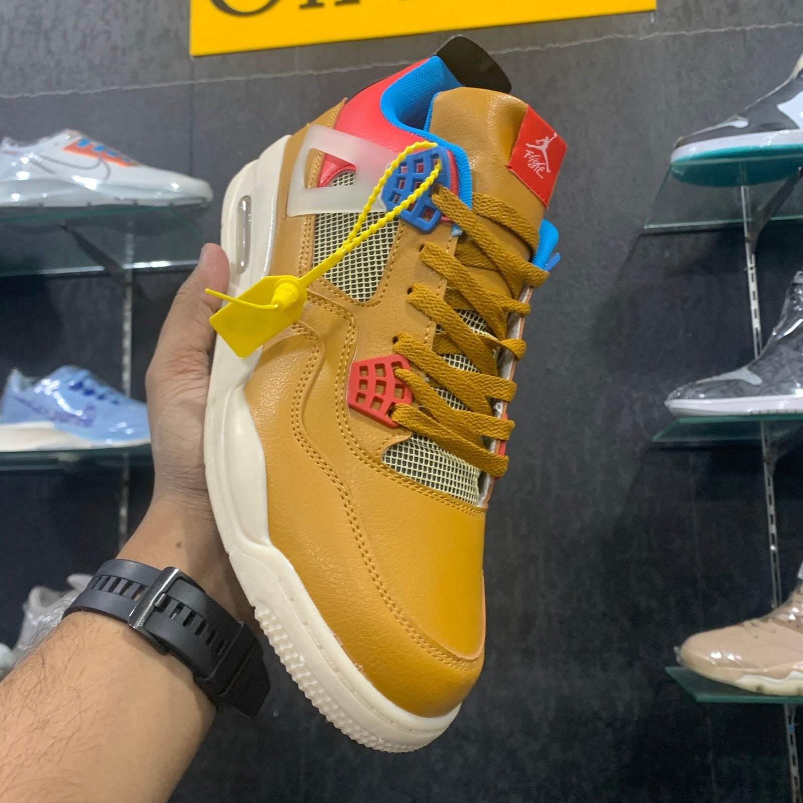 Premium AJ4 Mustard Red
