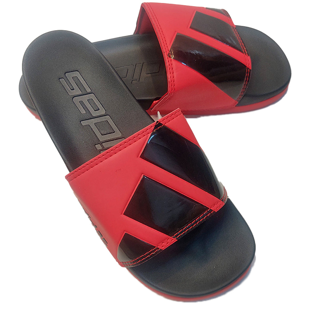 AD Adlite Slides Trefoil - Red/Black