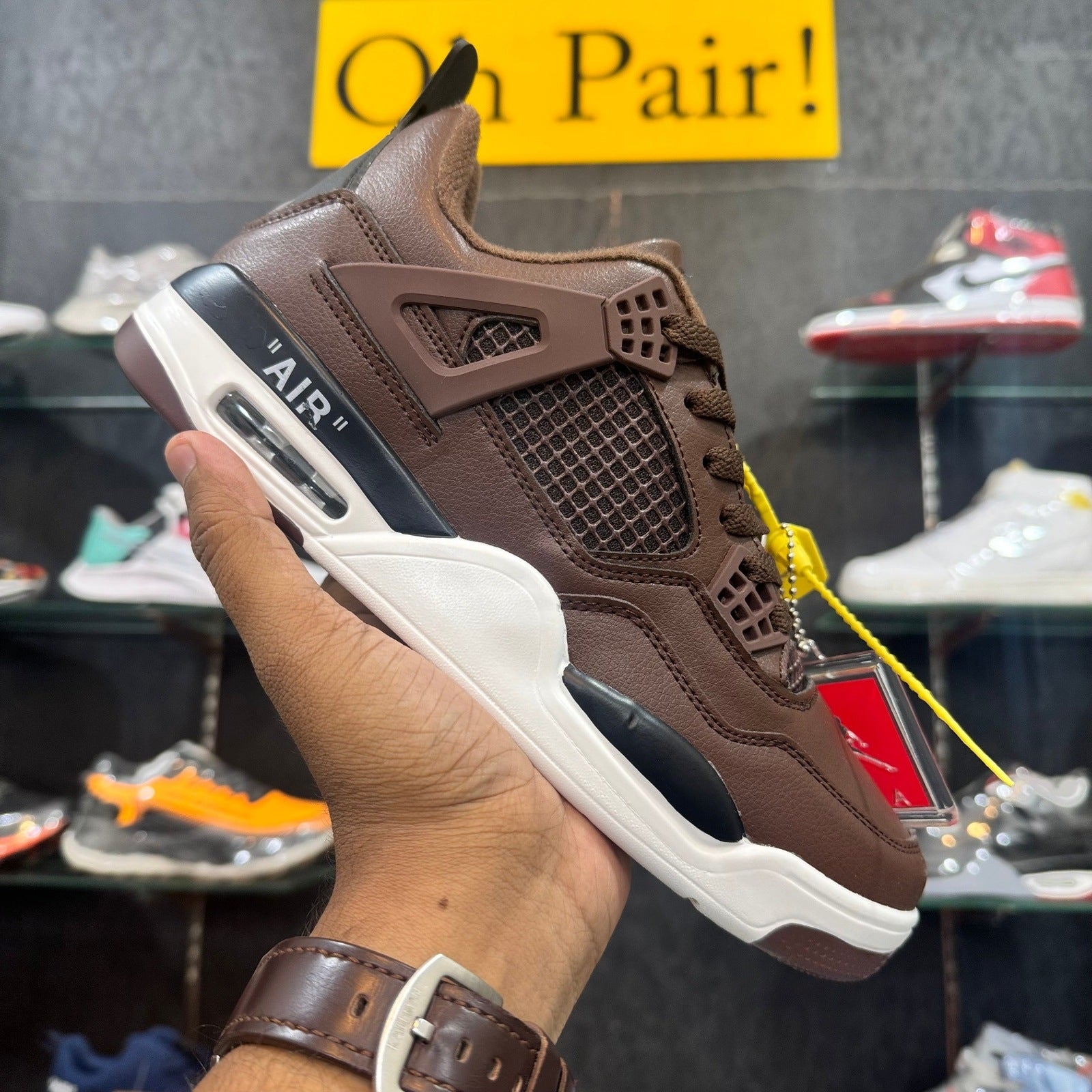 Copy AJ 4 dark brown