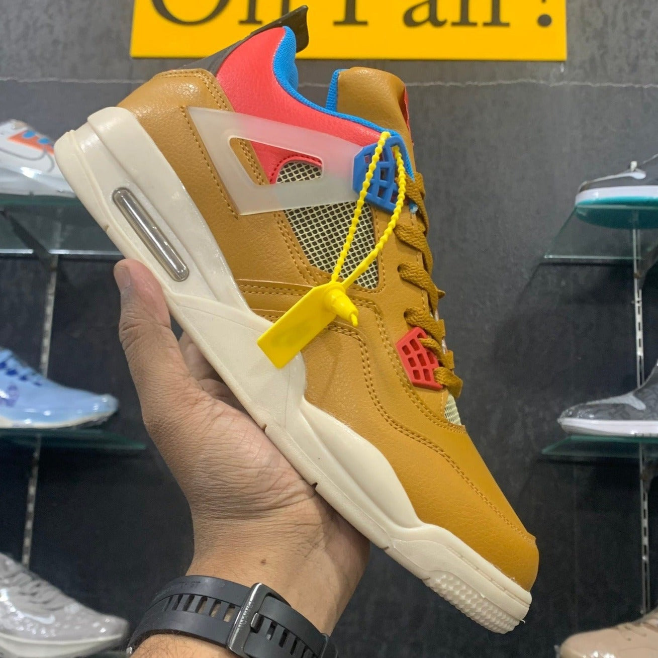 Premium AJ4 Mustard Red