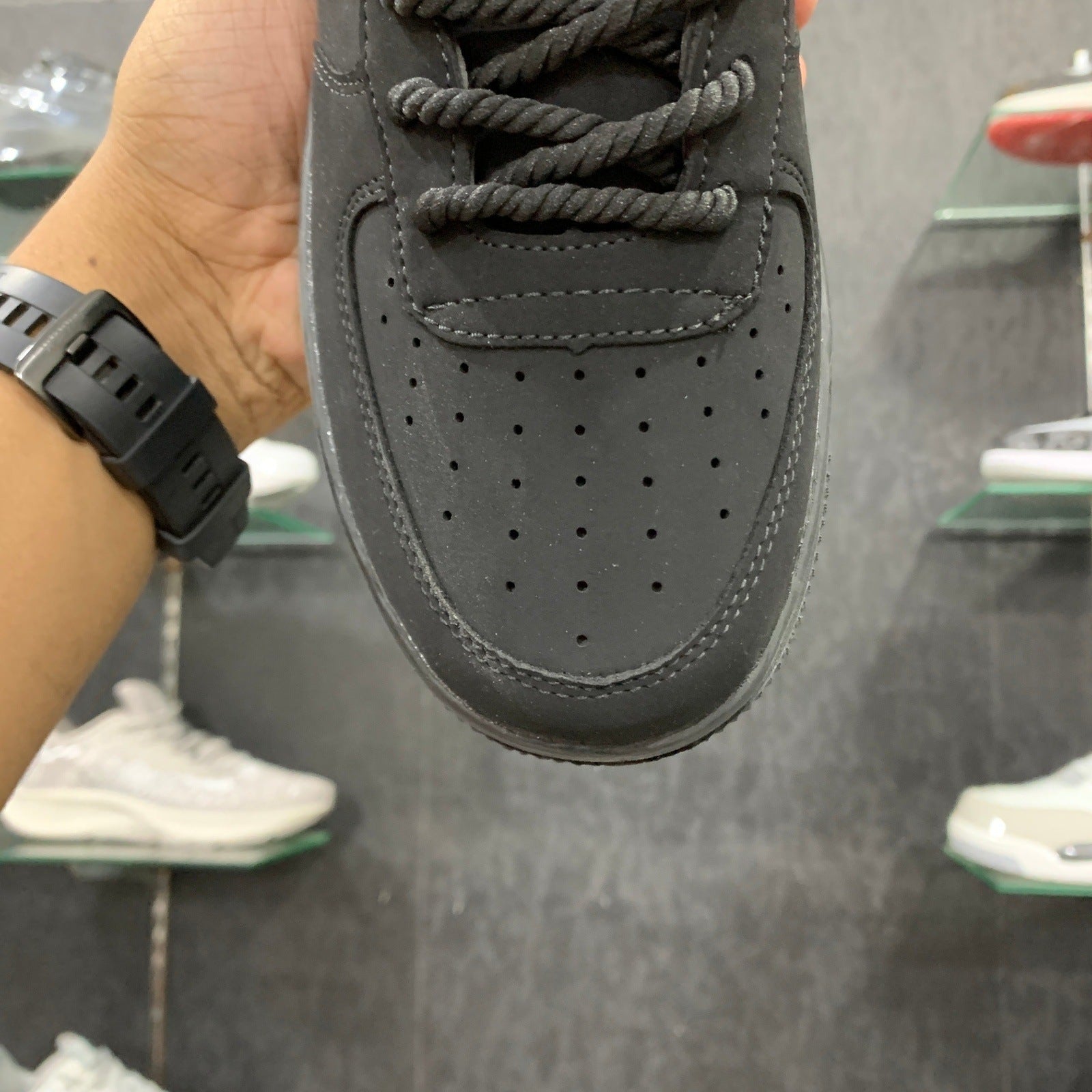 AF 1 Rope Laces All Black