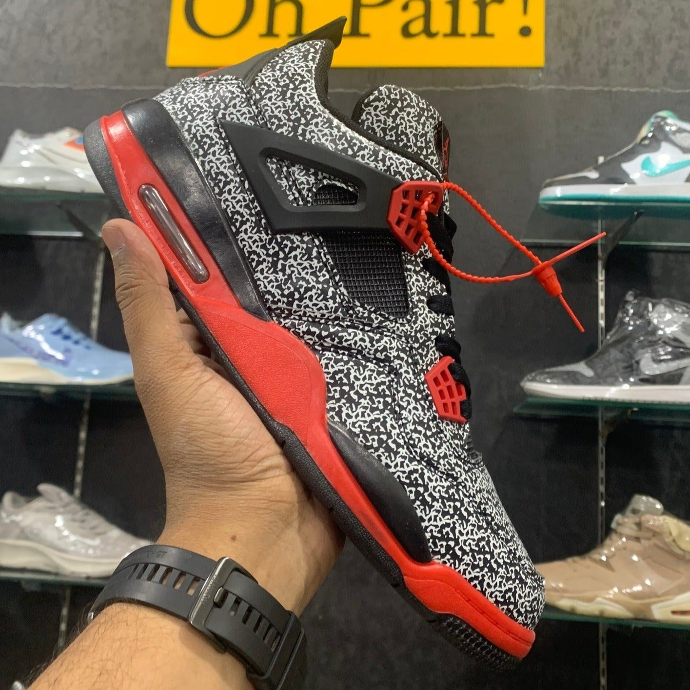 Premium AJ4 Gray Red