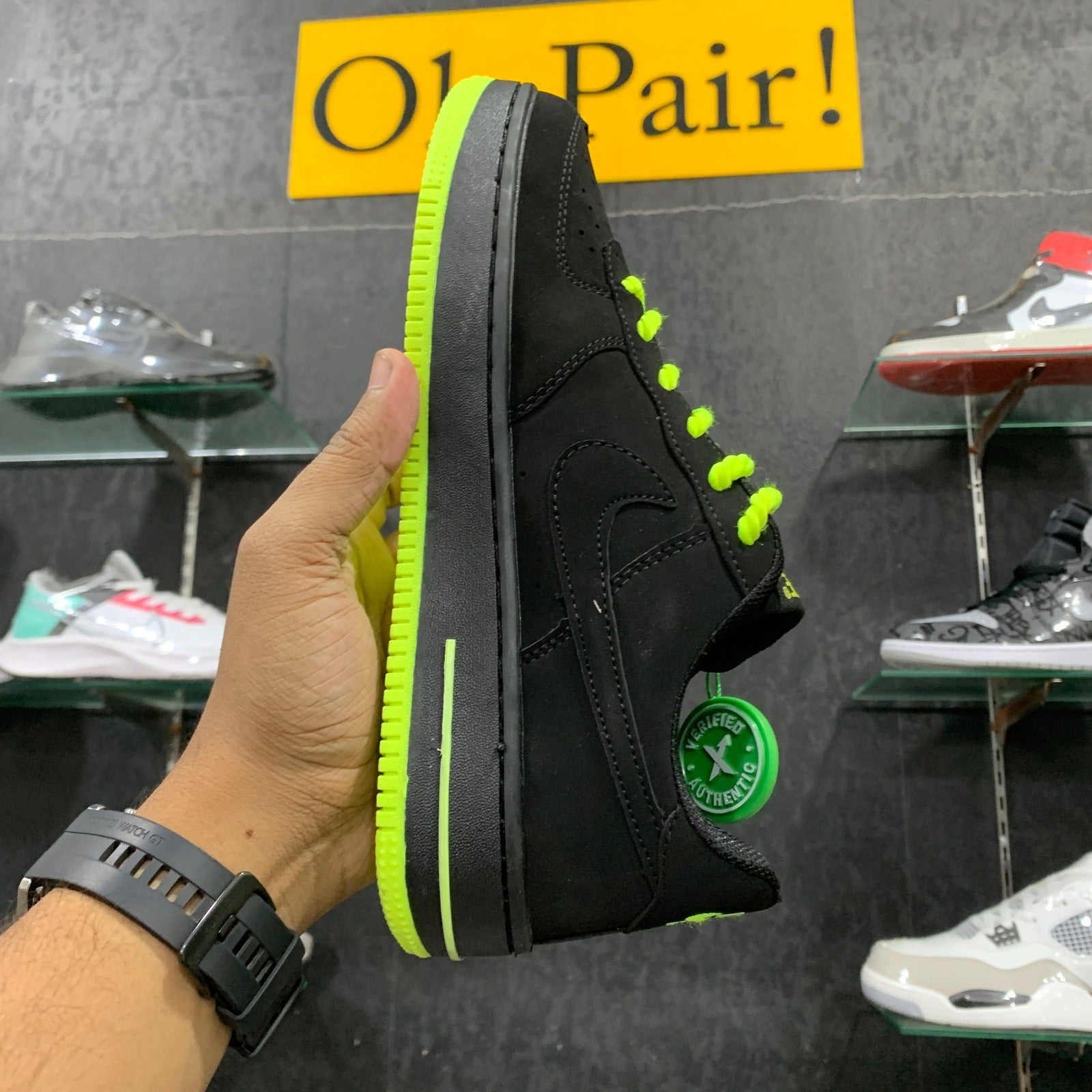 AF 1 Rope Laces Neon