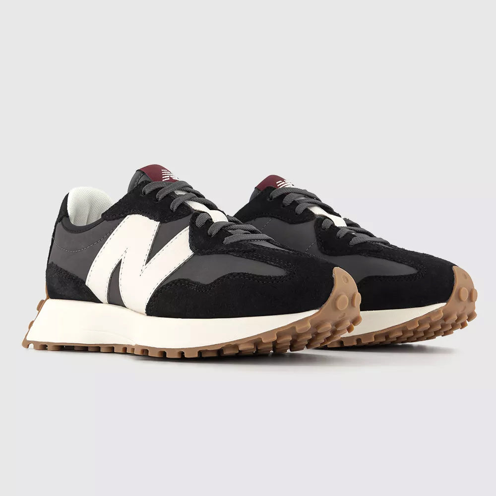 NB 327 Black White and Mineral Red
