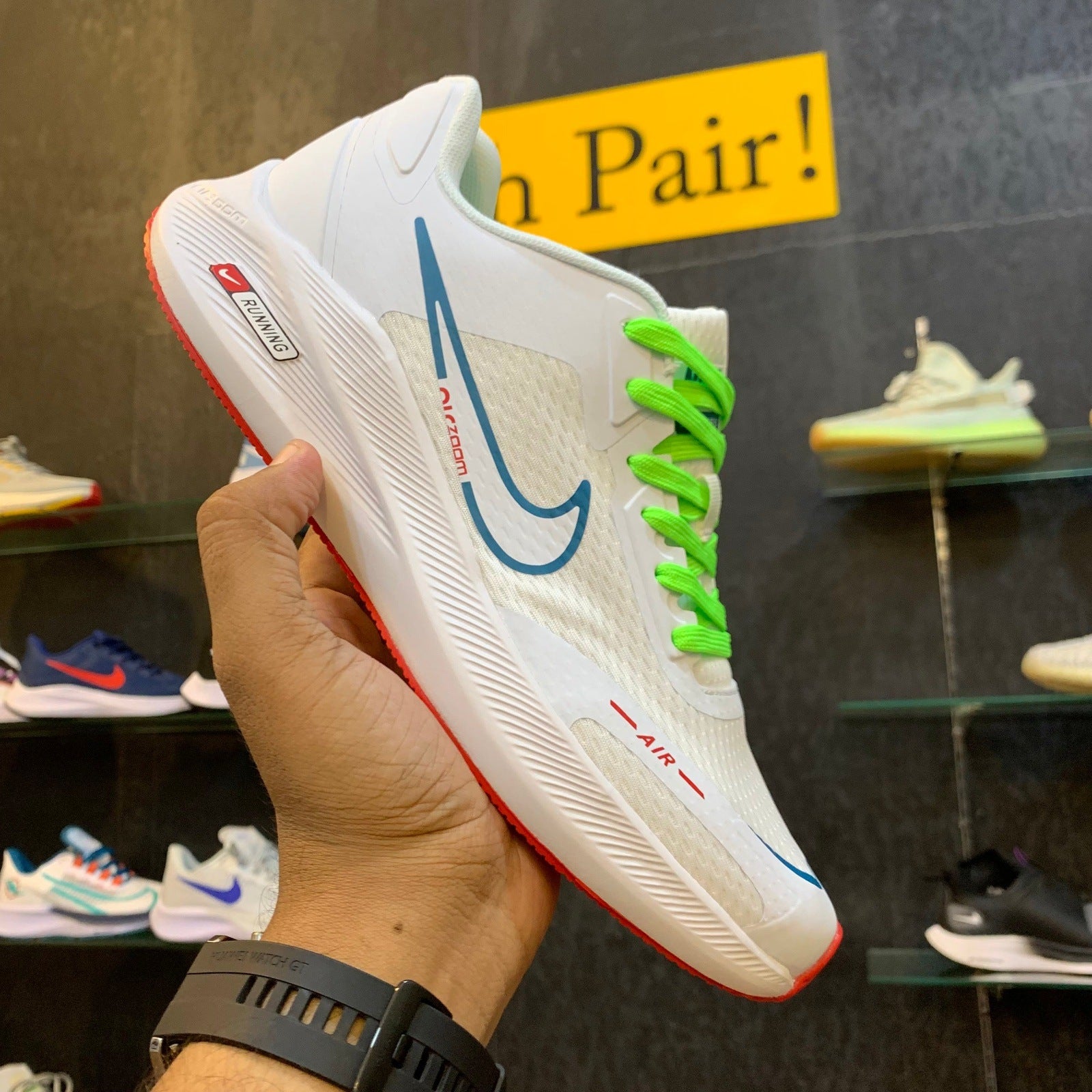 NK Zoom Structure 8X White Blue Green