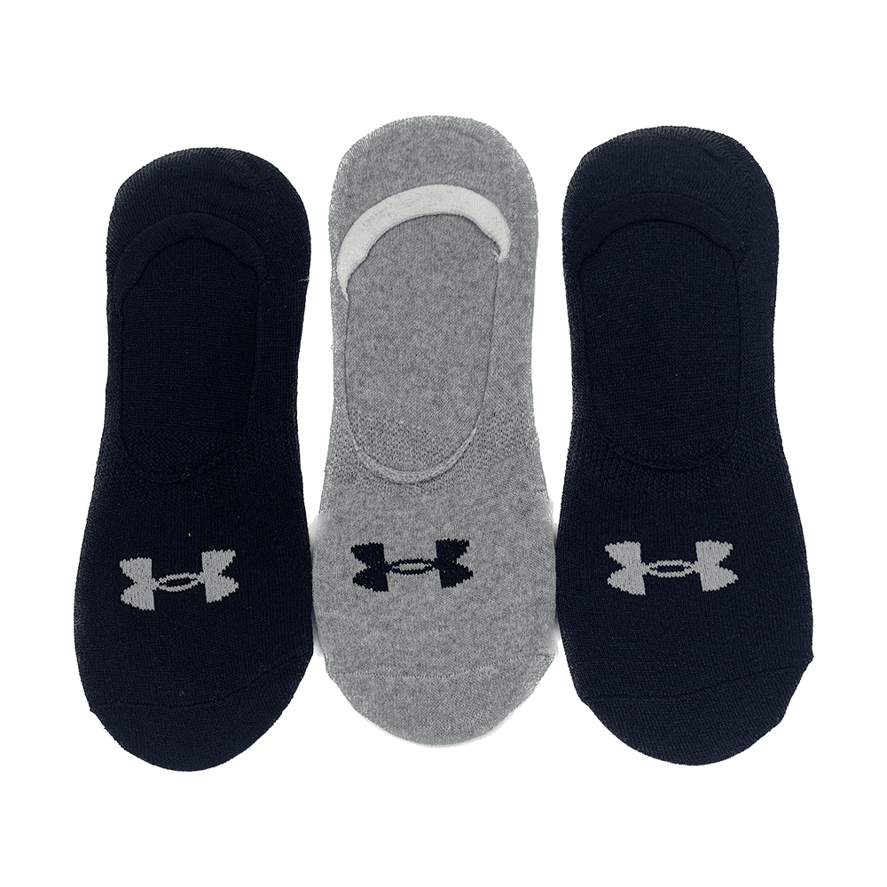 U-N-D-E-R A-R-M-O-U-R No Show Socks Pack of 3