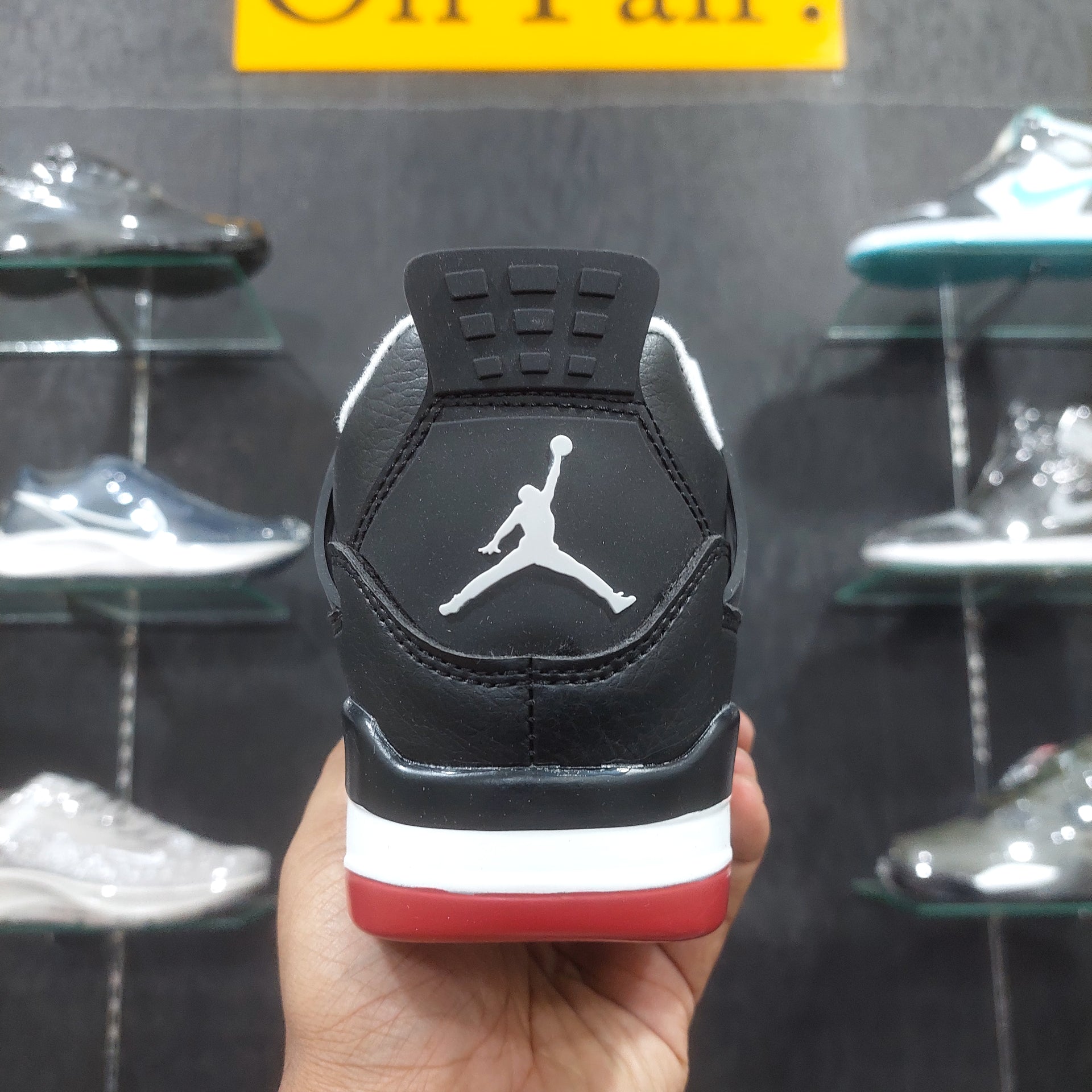 Premium AJ4 Black Gray Red B/W