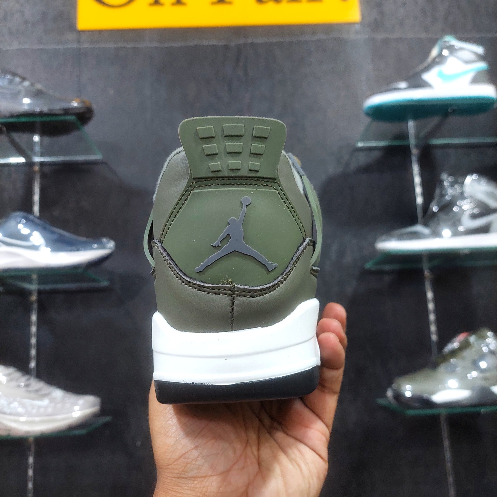 Premium AJ4 Army Green