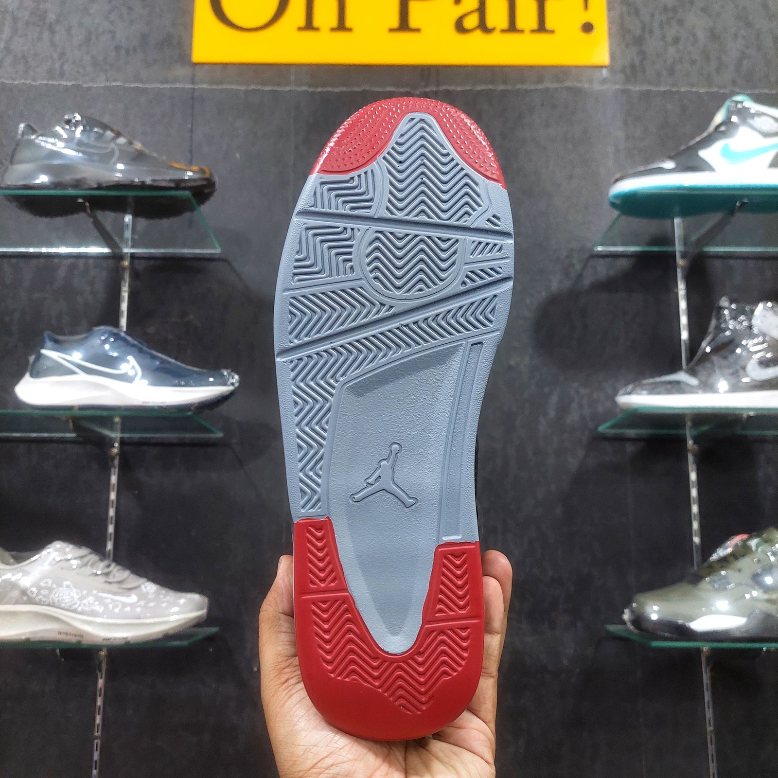 Premium AJ4 Black Gray Red B/W