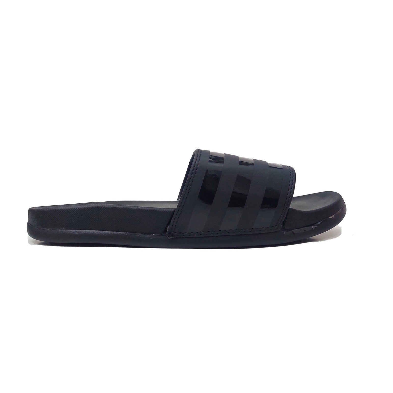 AD Adlite Slides Three Stripes - Black Women