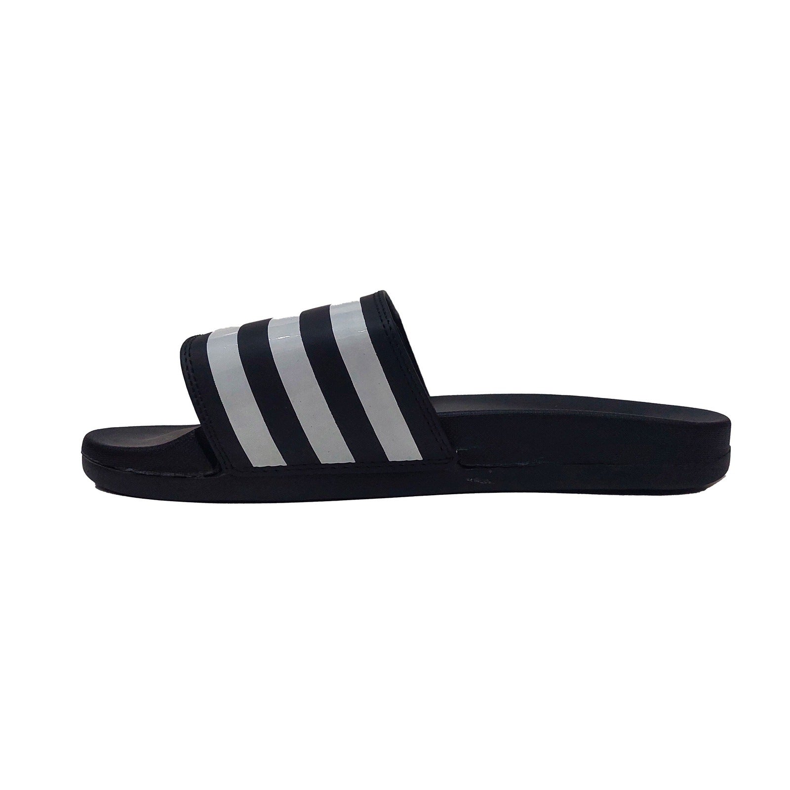 AD Adlite Slides Three Stripes - Black/White Women