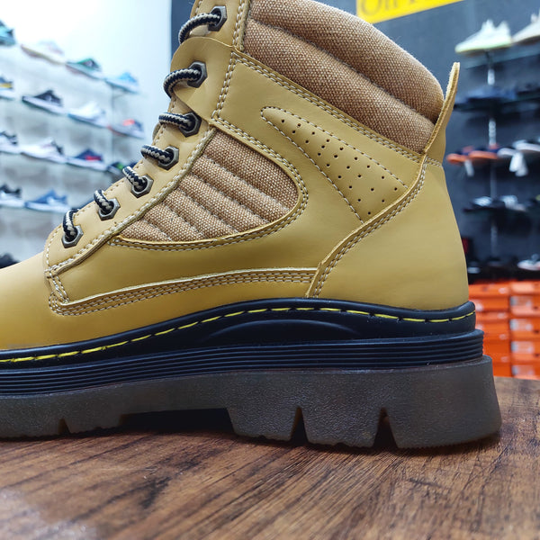 P-B Leather Boots Mustard
