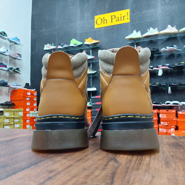 P-B Leather Boots Brown