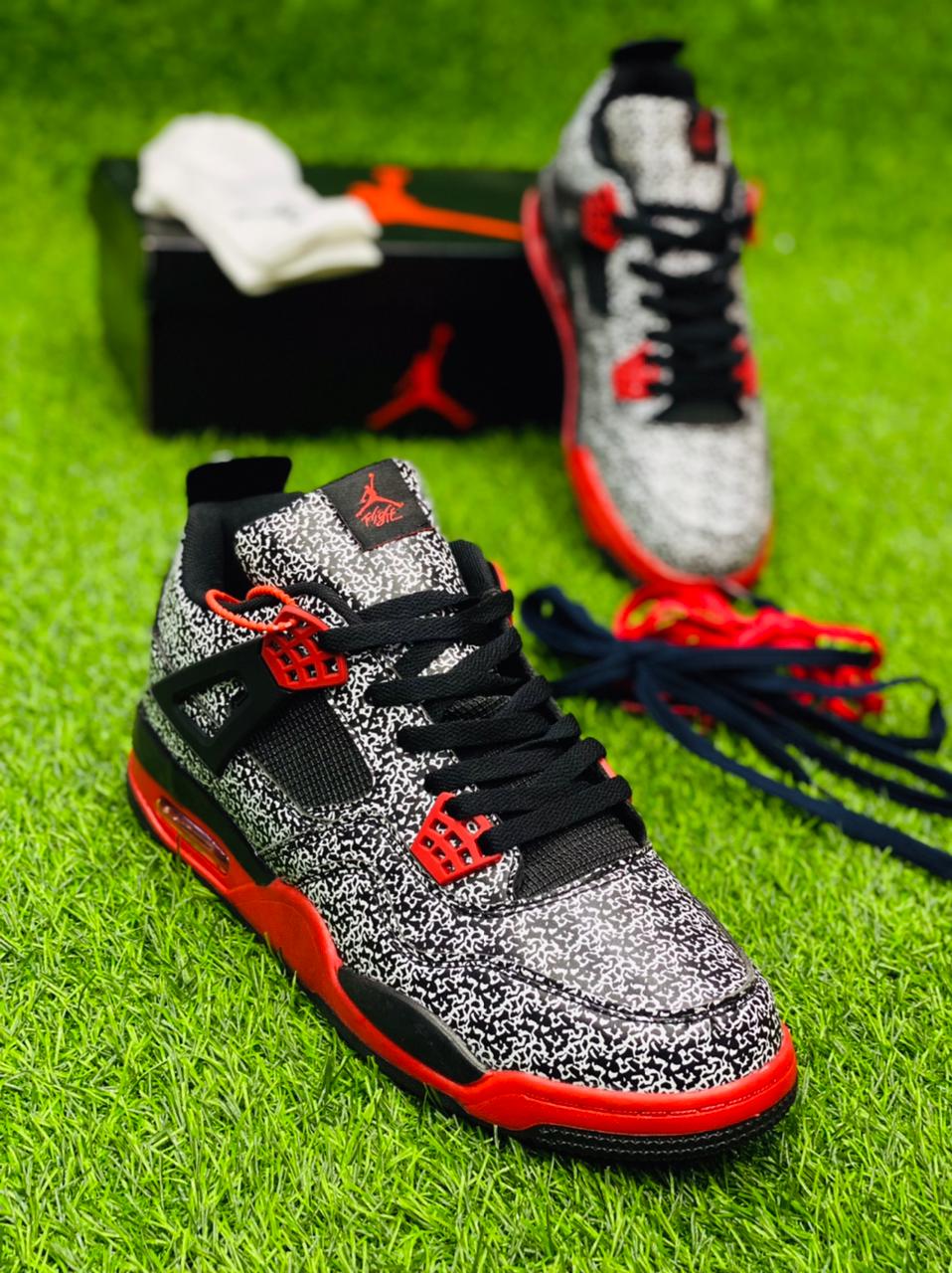 Premium AJ4 Gray Red