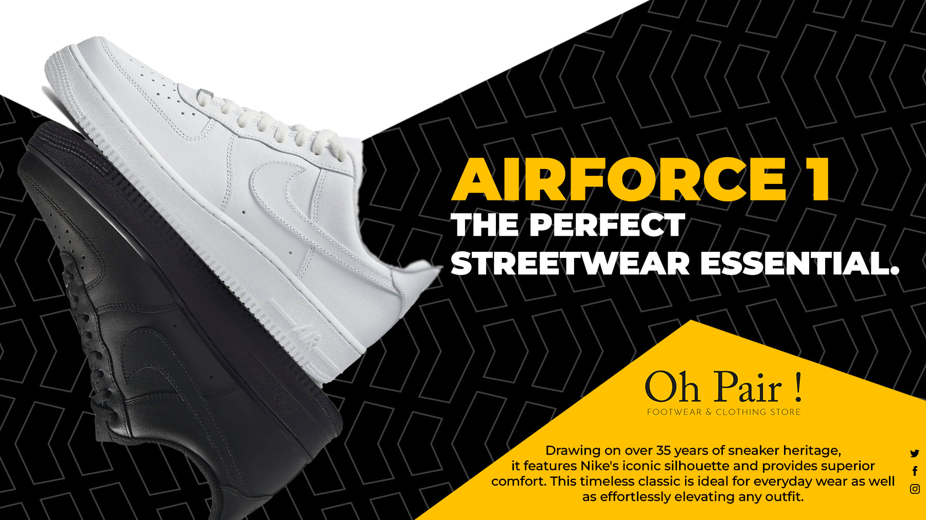 Nike White Air Force 1s