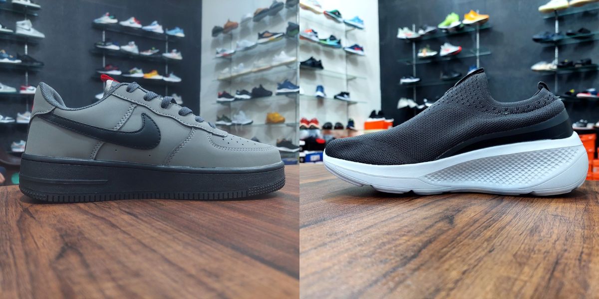 Nike Air Force 1 and Skechers Shoes