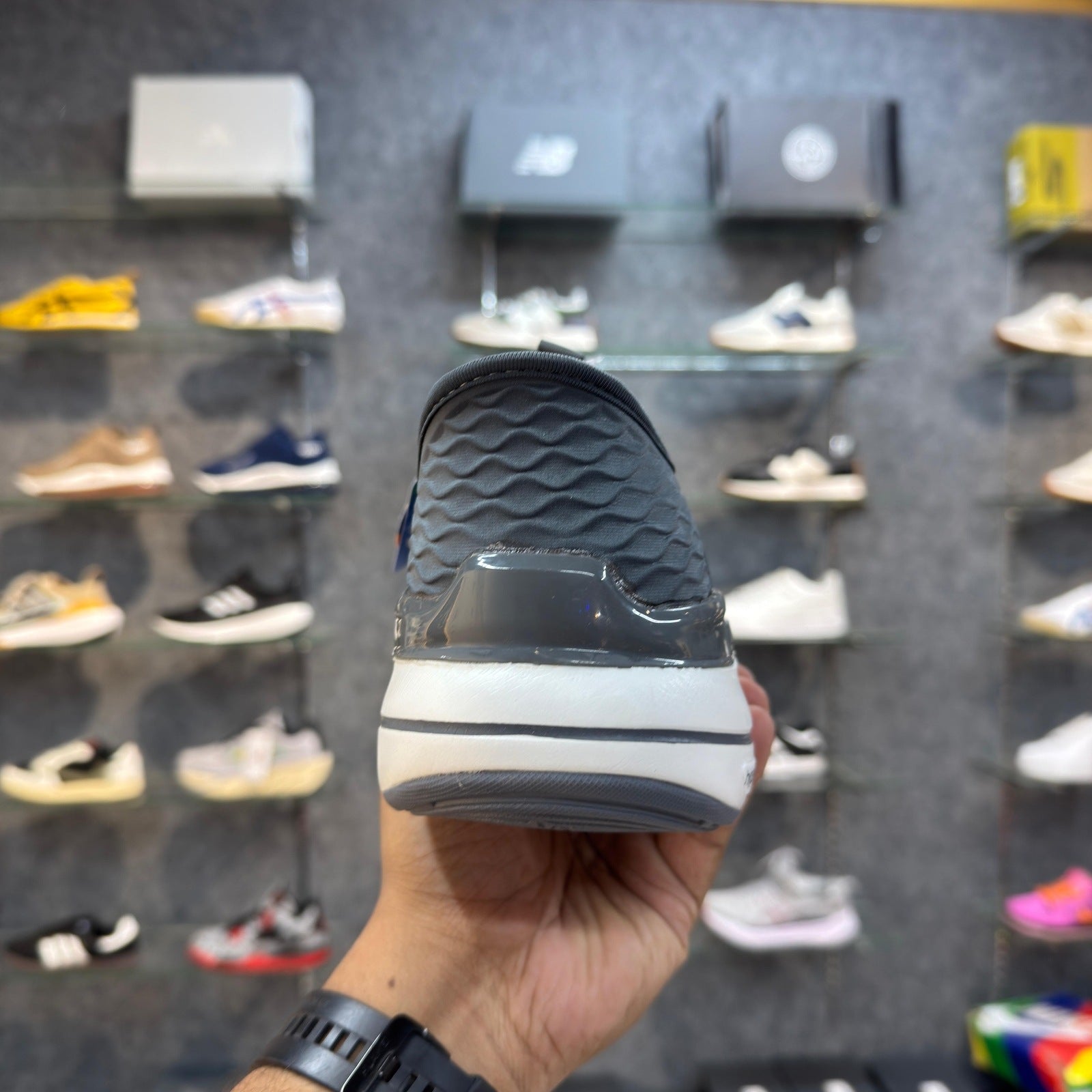 Skechers Hyperburst Max Cushion Slip-ins Grey