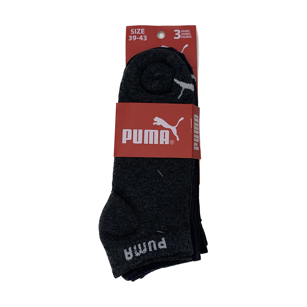 P-U-M-A Logo Ankle Socks Pack of 3