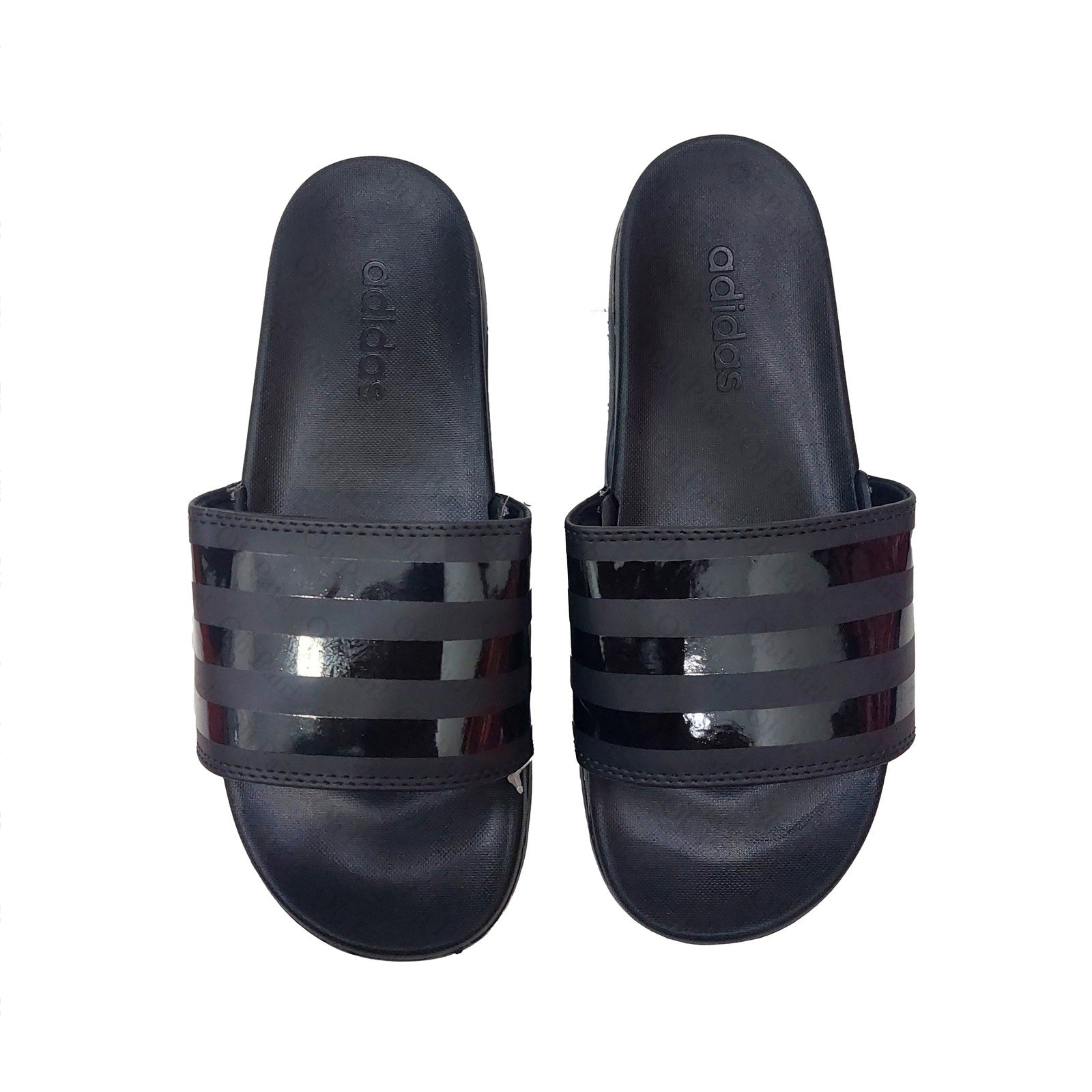 AD Adlite Slides Three Stripes - Black Women