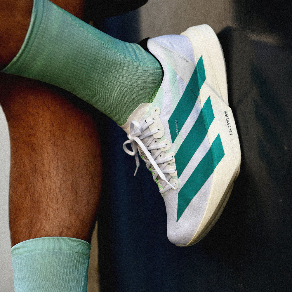 Adidas Adizero Adios Pro 4 'Cloud White Pure Teal Carbon'