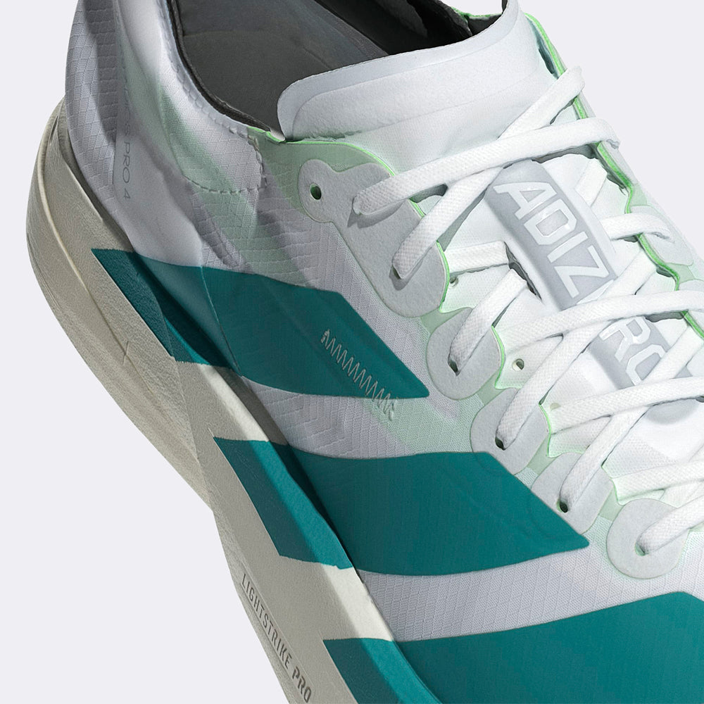 Adidas Adizero Adios Pro 4 'Cloud White Pure Teal Carbon'