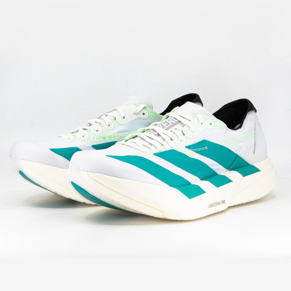 Adidas Adizero Adios Pro 4 'Cloud White Pure Teal Carbon'