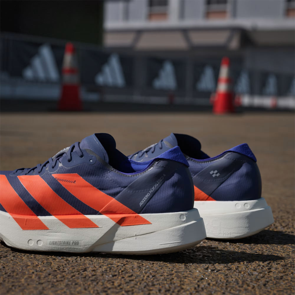 Adidas Adizero Adios Pro 4 'Dark Blue / Impact Orange / Lucid Blue'