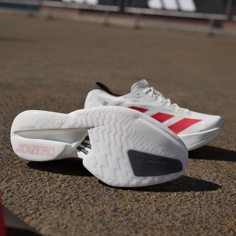 Adidas Adizero Adios Pro 4 Off White / Better Scarlet / Core Black