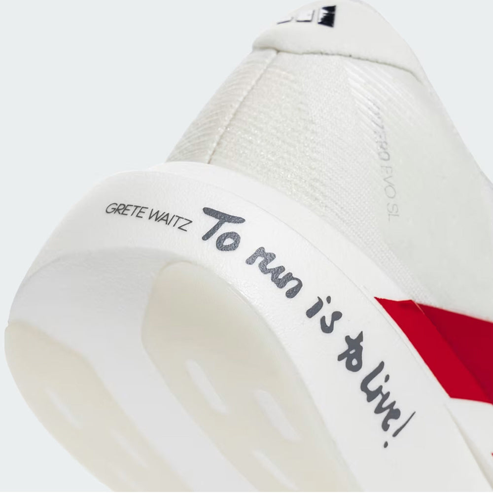 Adidas Adizero Evo SL Off White / Better Scarlet / Core Black