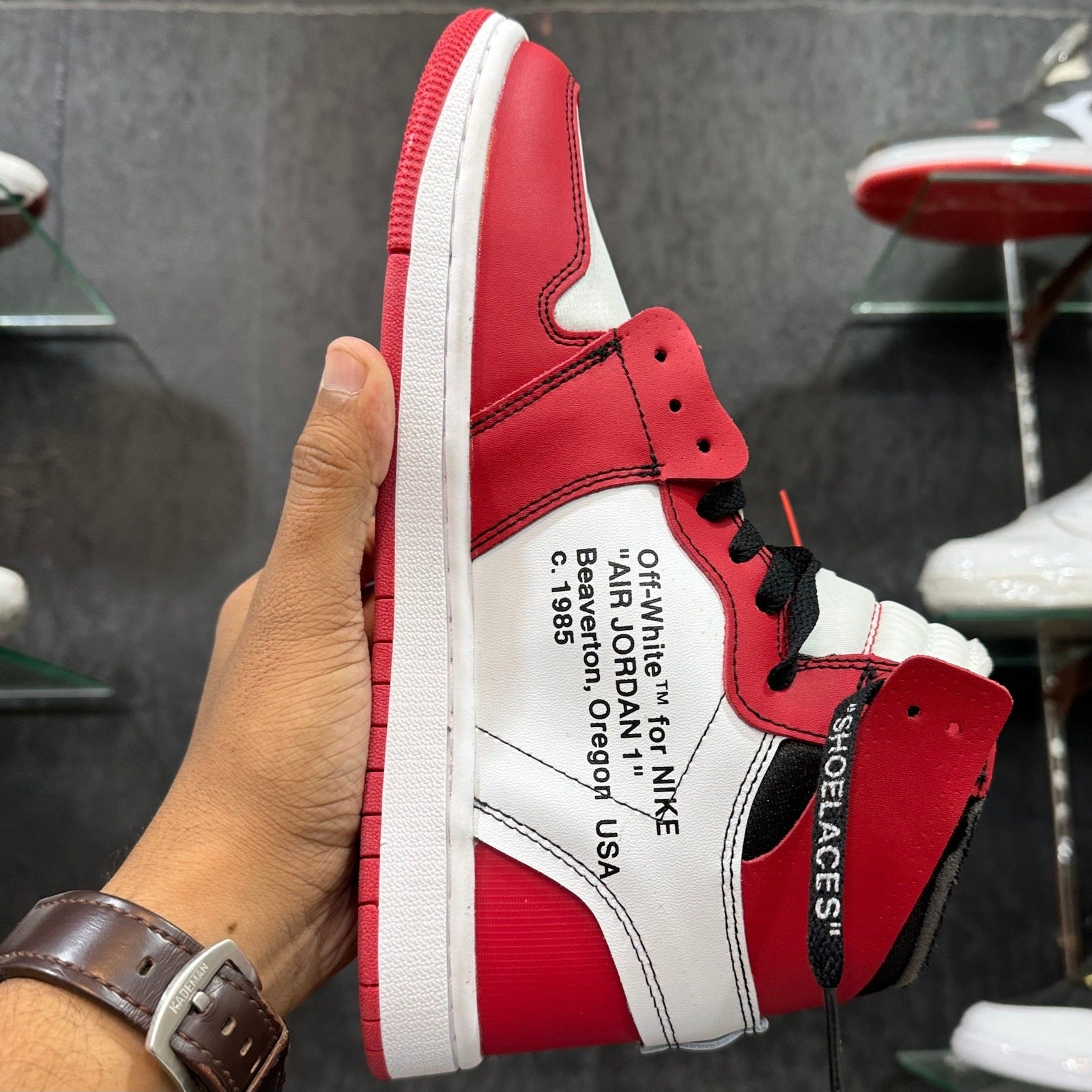 AJ 1 Retro High Off White Chicago Ohpairpk