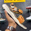 Fashion Sandal Khaki Leather