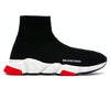 Balenciagaa Speed Trainer Black Red (Dot Perfect)