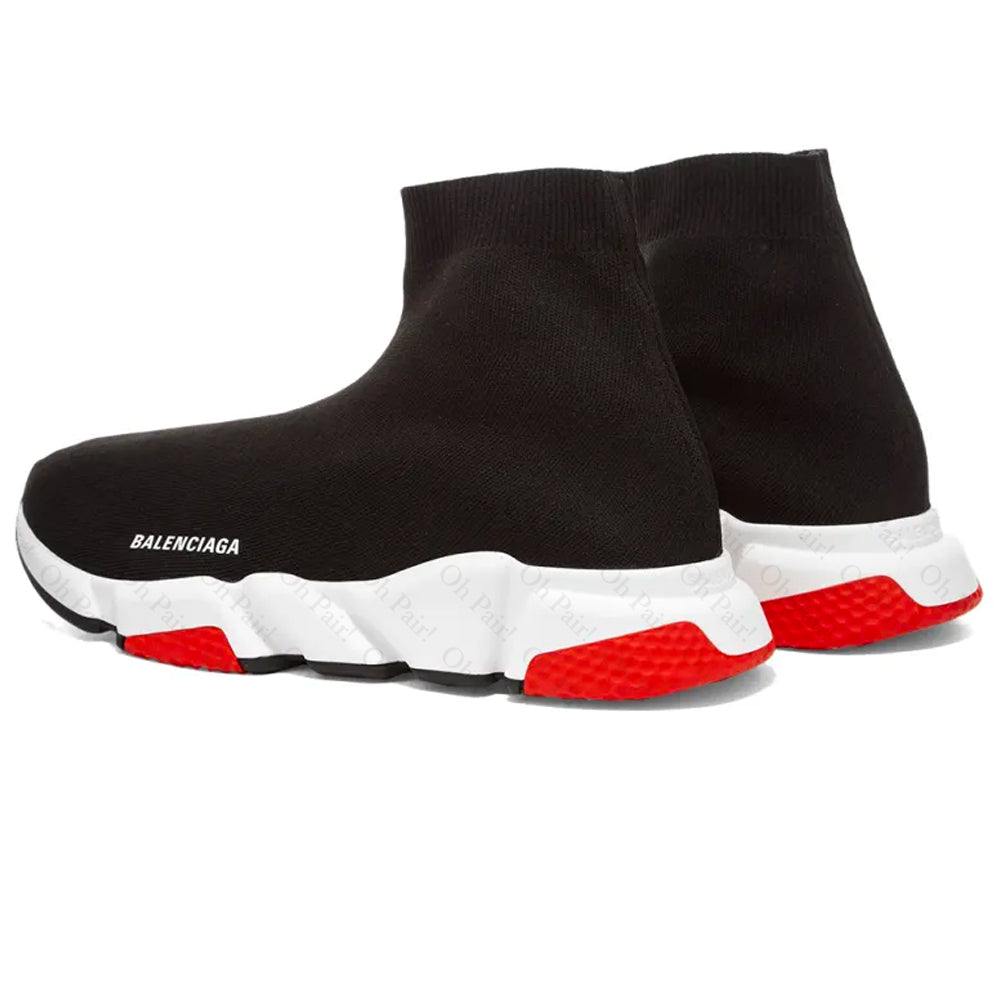Balenciagaa Speed Trainer Black Red Dot Perfect