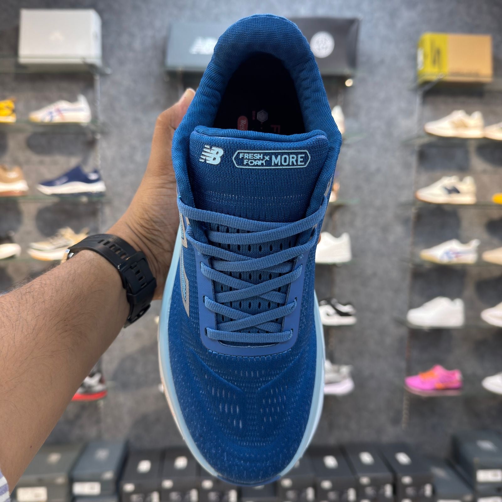 NB Fresh Foam X More V5 Blue Agate