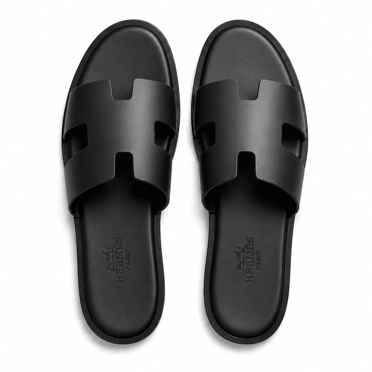 H Izmir Sandals Slides - Black