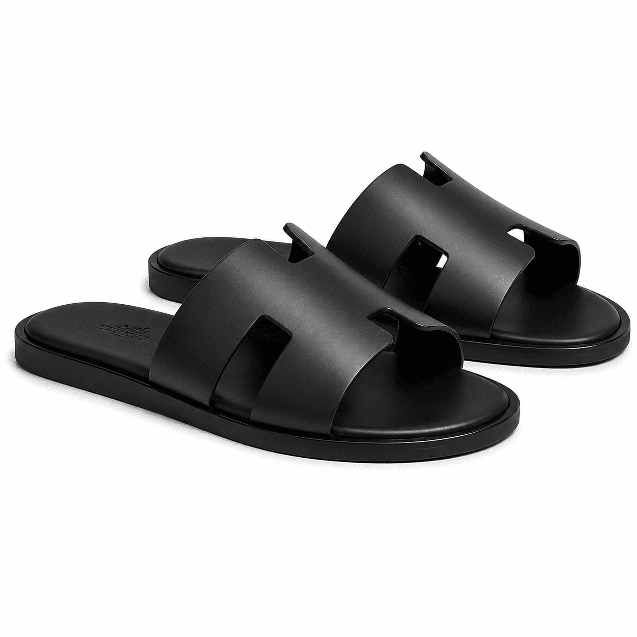 H Izmir Sandals Slides - Black
